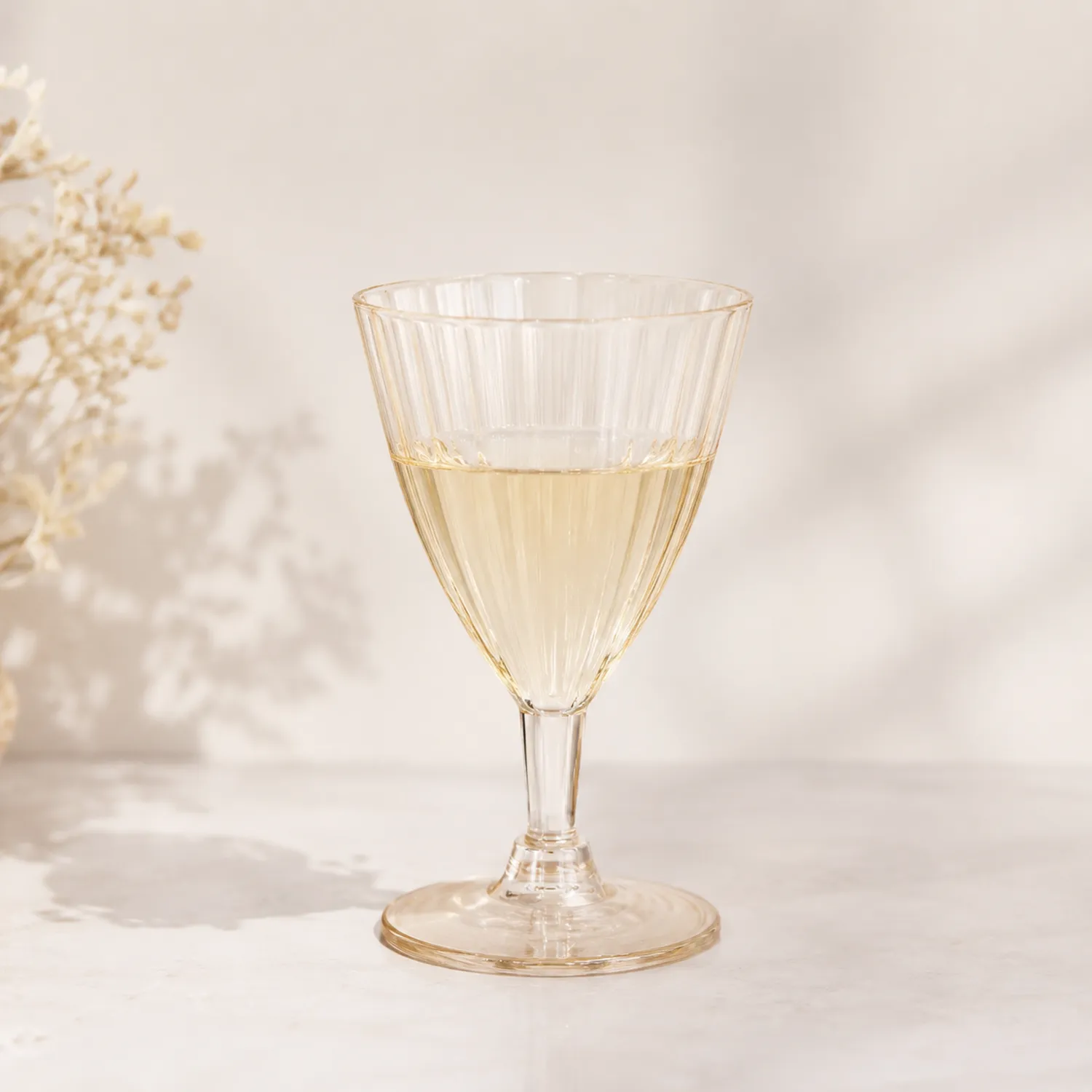 Copa de Vino Transparente Estilo Vintage 200 ml