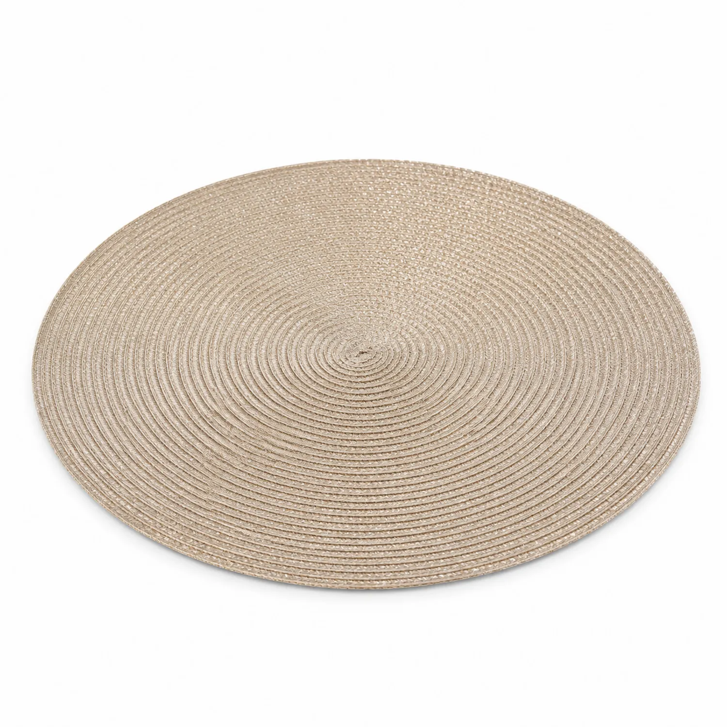 Mantel Individual Redondo Beige 38 cm