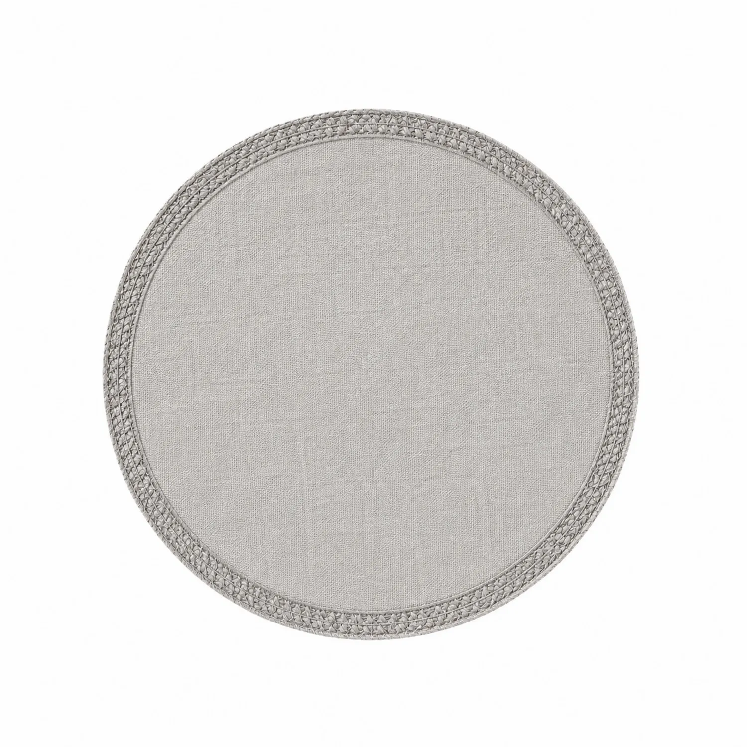 Mantel Individual Redondo Gris Claro 38 cm
