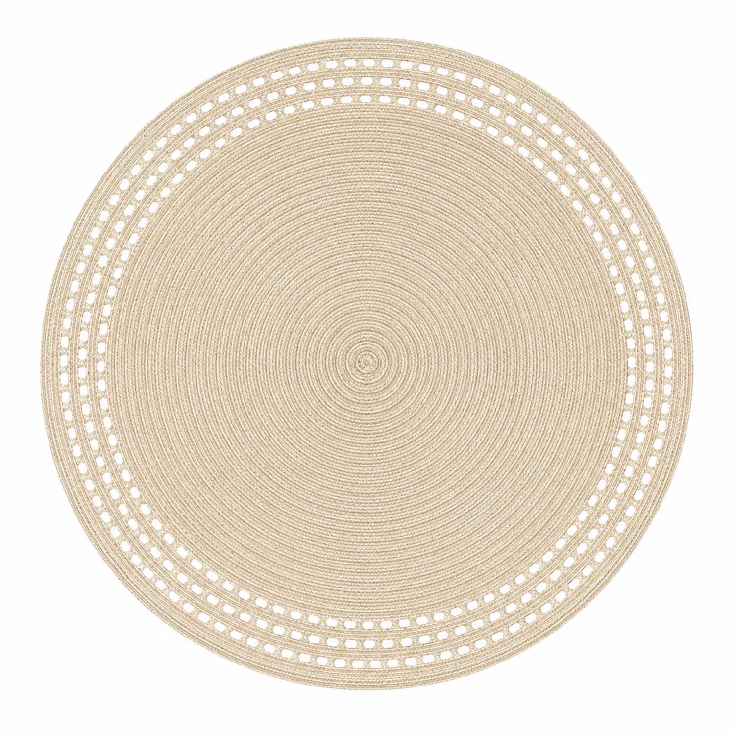 Individual Redondo Beige 38 cm - Aislante Térmico