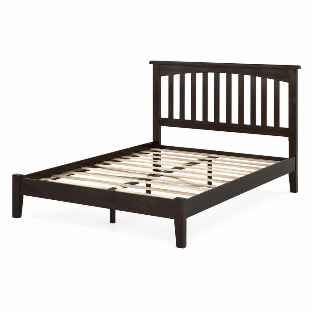Cama de Madera de Pino Marrón Oscuro 200x160x110 cm