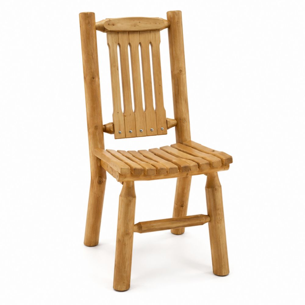 Silla de Patio de Madera de Pino Resistente