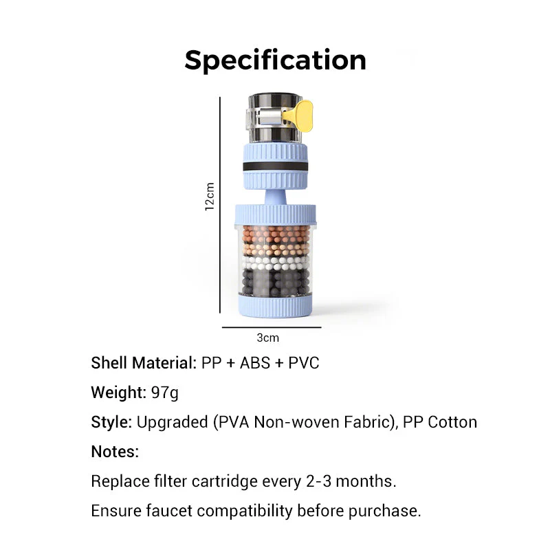🚰 BUY 2 GET 1 FREE! 💧 Faucet Water Filter – Improves Taste, Reduces Impurities & Easy Installation 🚿