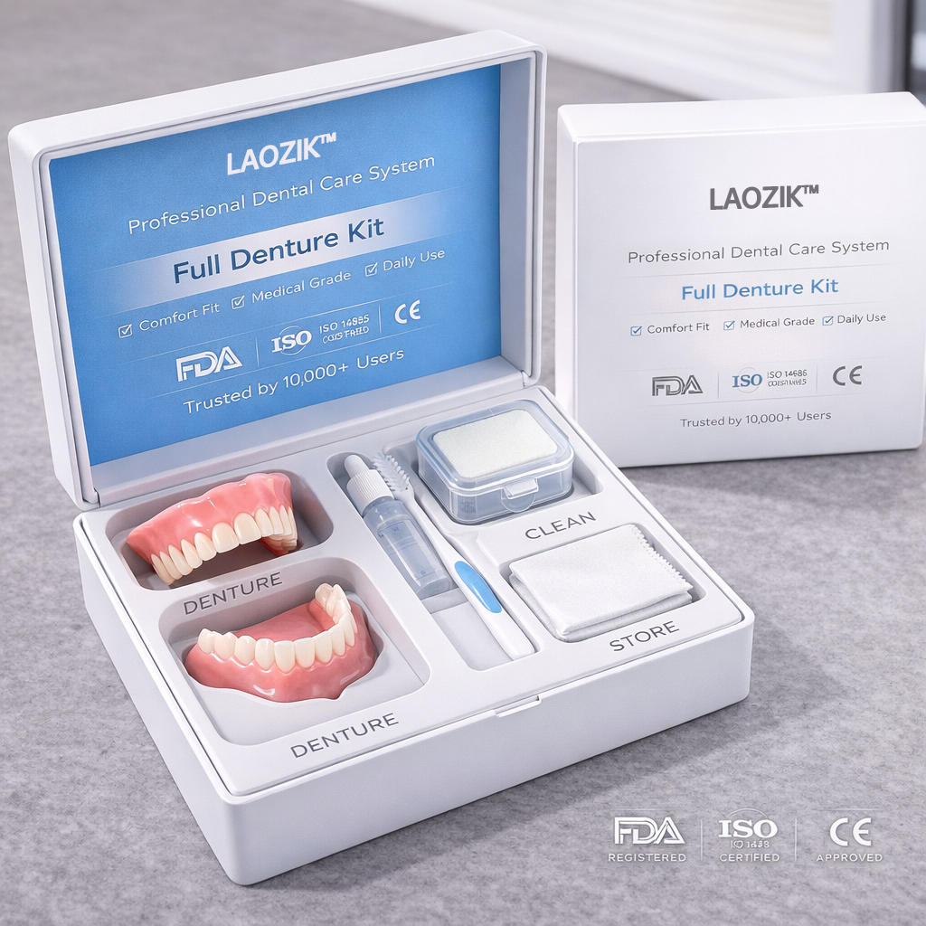 🦷 LAOZIKTM Custom-Fit Dentures ⏰ ENDS TODAY   70% OFF | Smile with Confidence