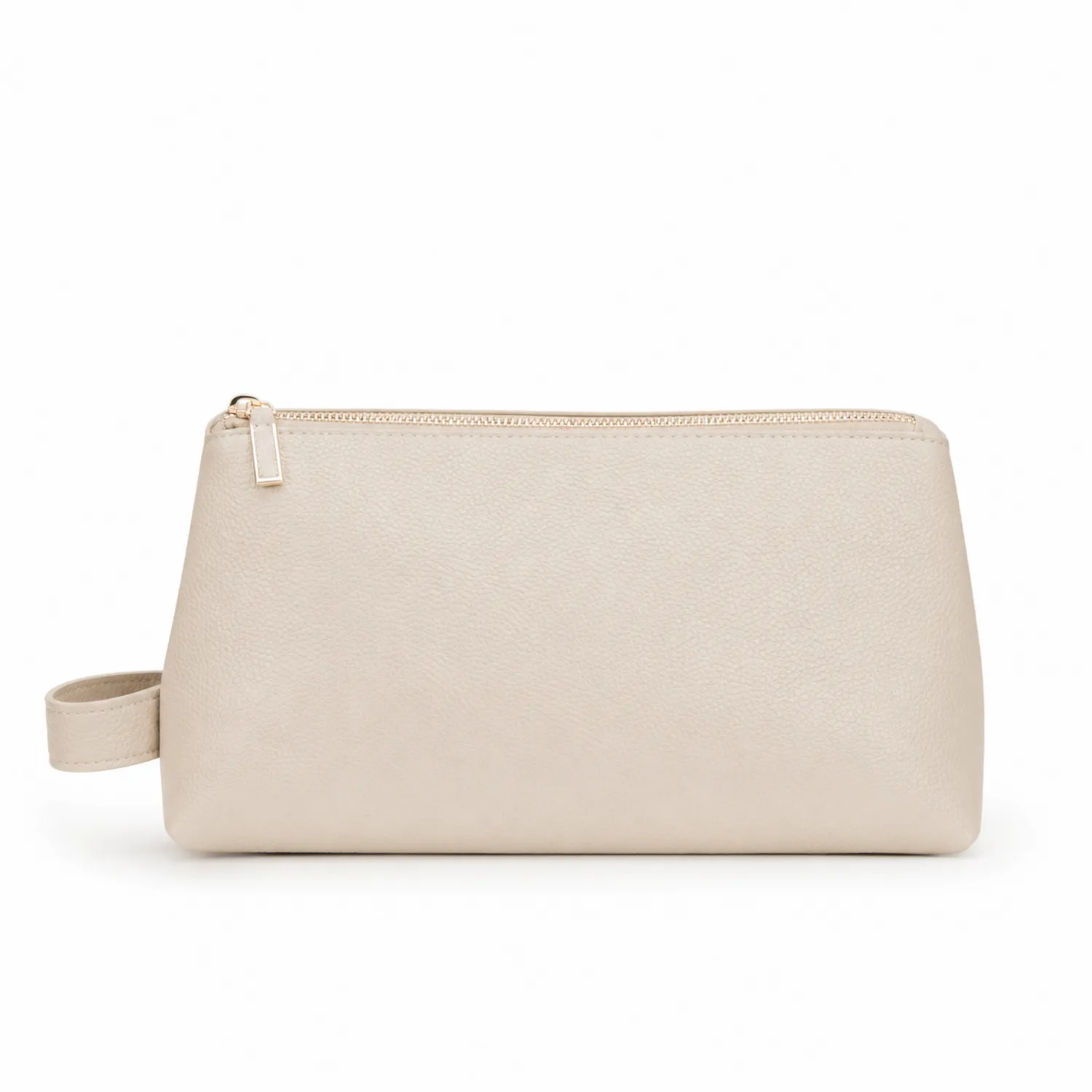 Neceser de Maquillaje Beige Rectangular