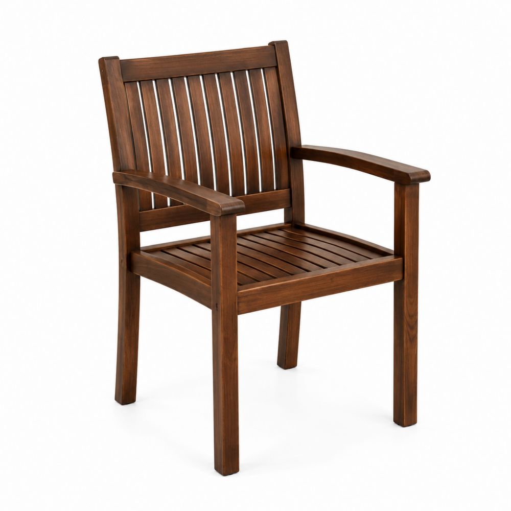 Sillón de Madera de Acacia para Exterior 60x59x90 cm