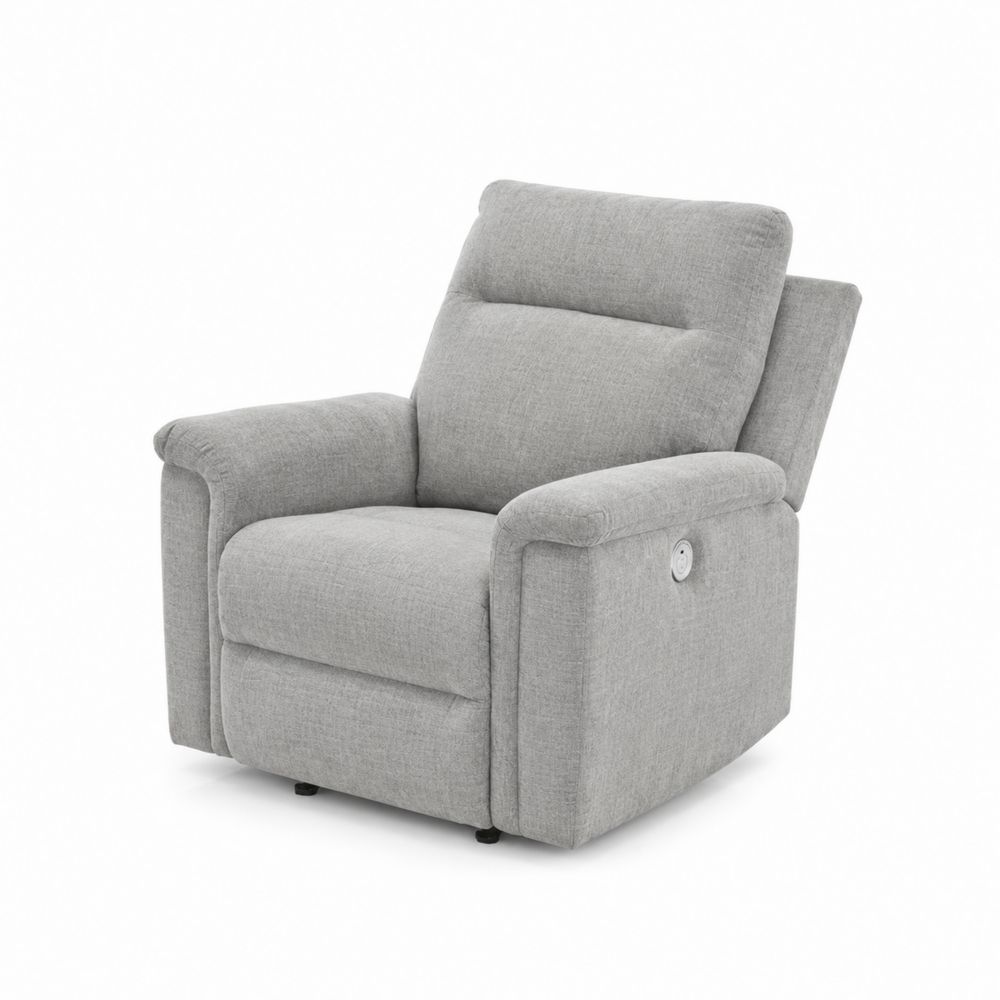 Sillón Reclinable de Tela Gris