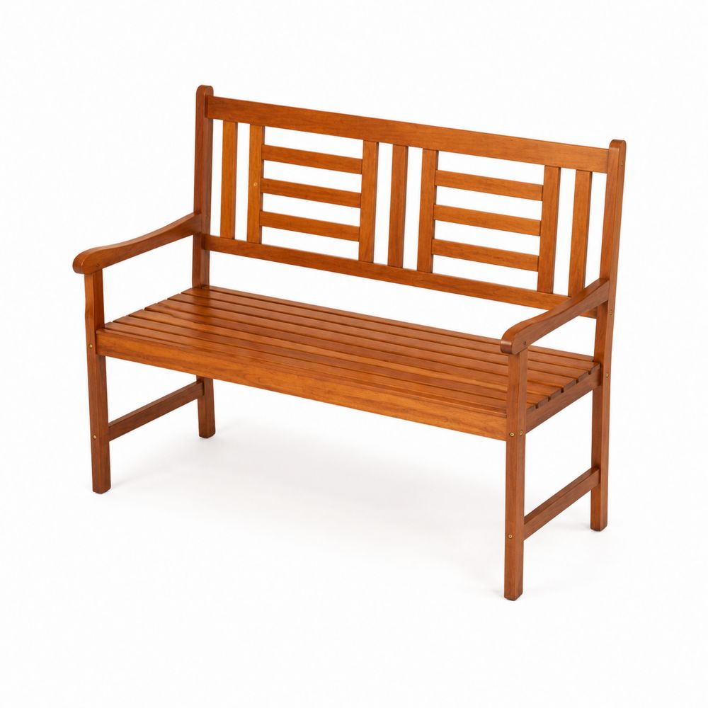 Banco de Madera de Acacia Marrón 120x60x85 cm