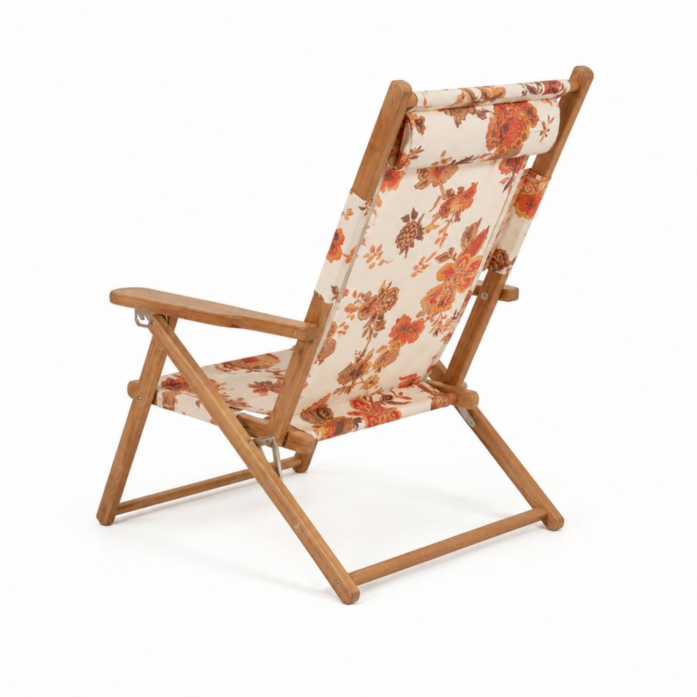 Chaise de Jardin en Bois avec Motif Floral