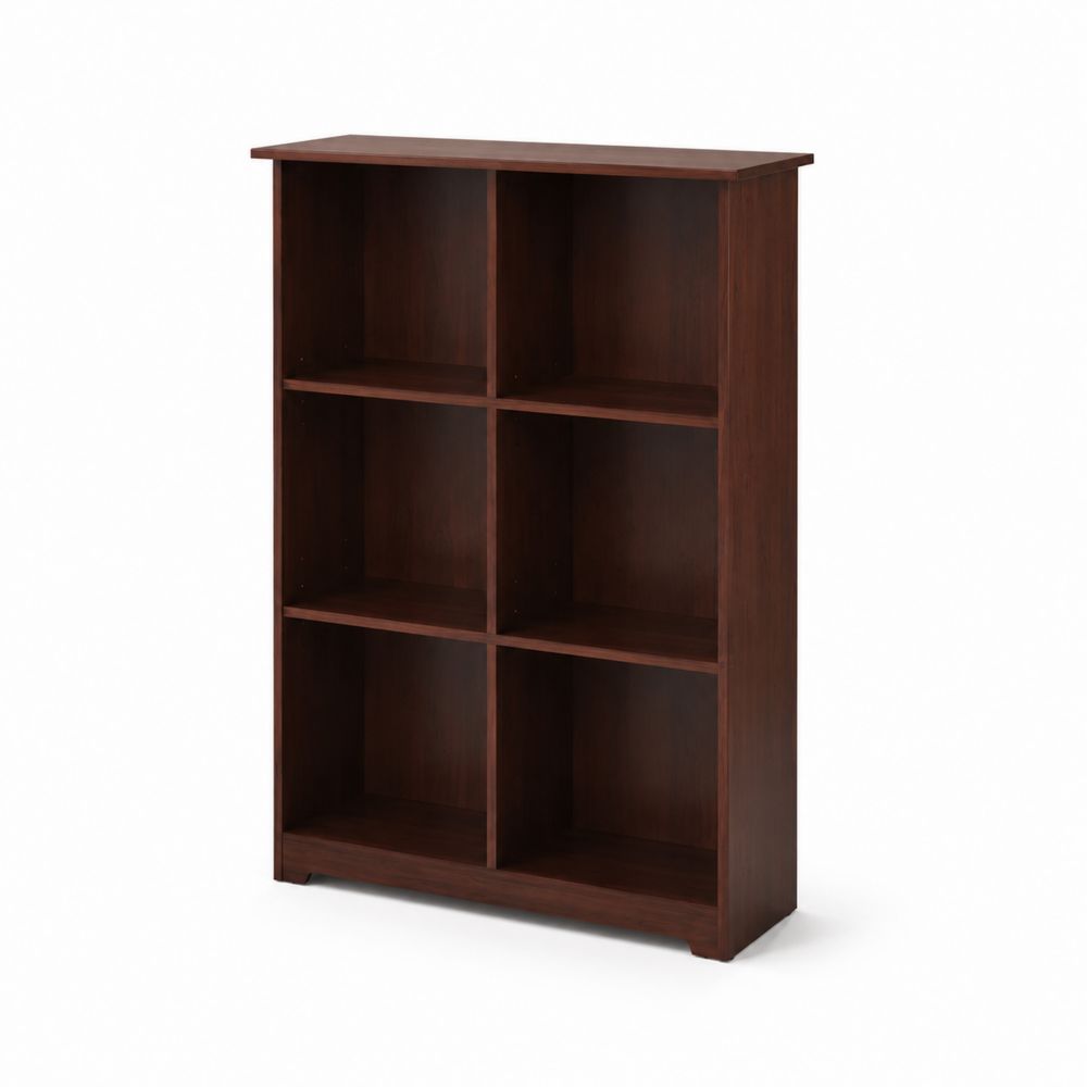 Étagère en bois avec 6 compartiments 120x80x30 cm