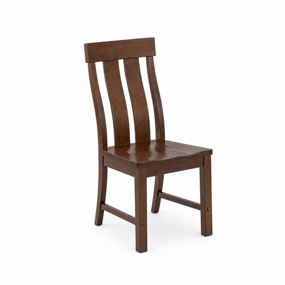 Silla de Madera Maciza Marrón