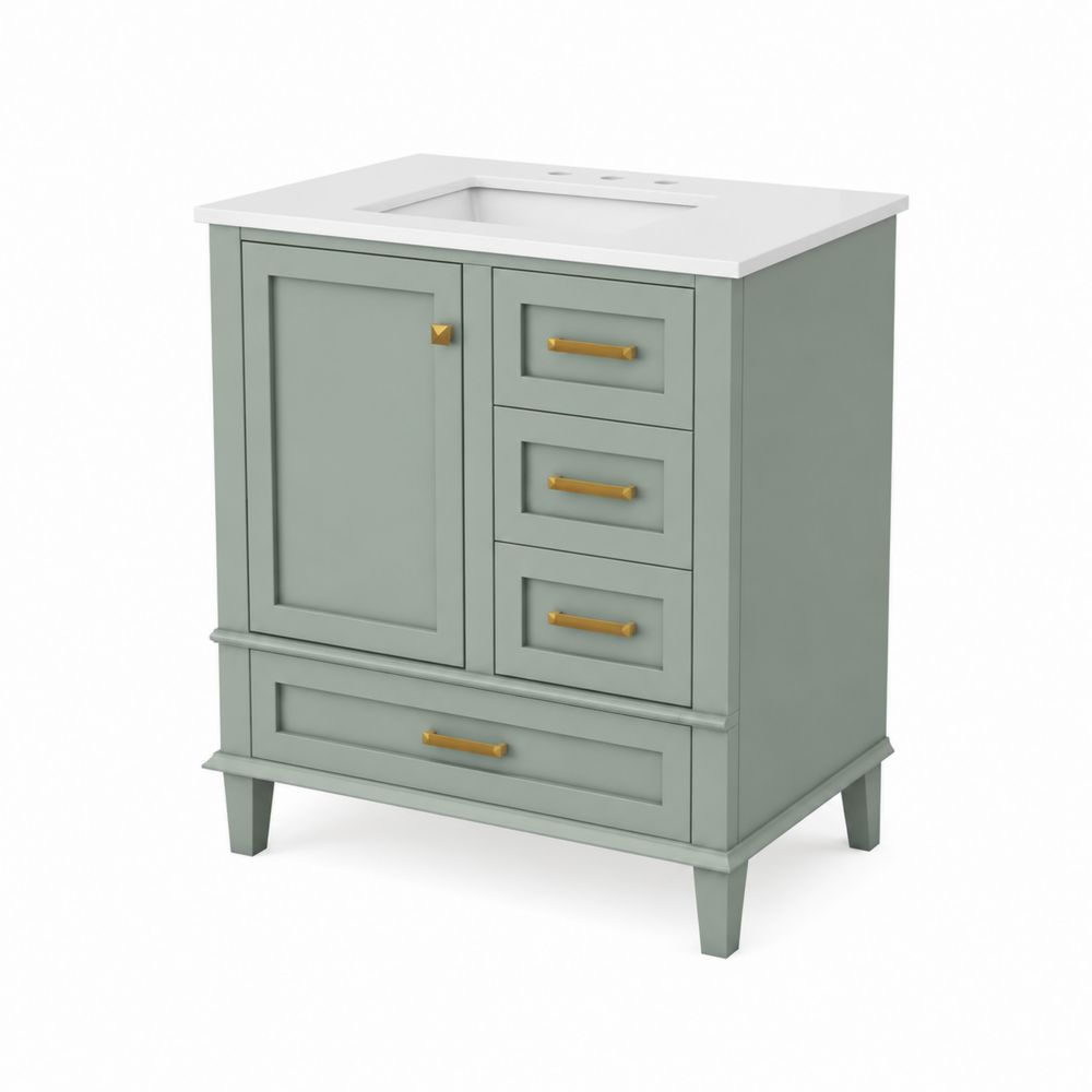 Mueble de baño de Madera y Lavabo de Cerámica Blanco 80x50x85 cm