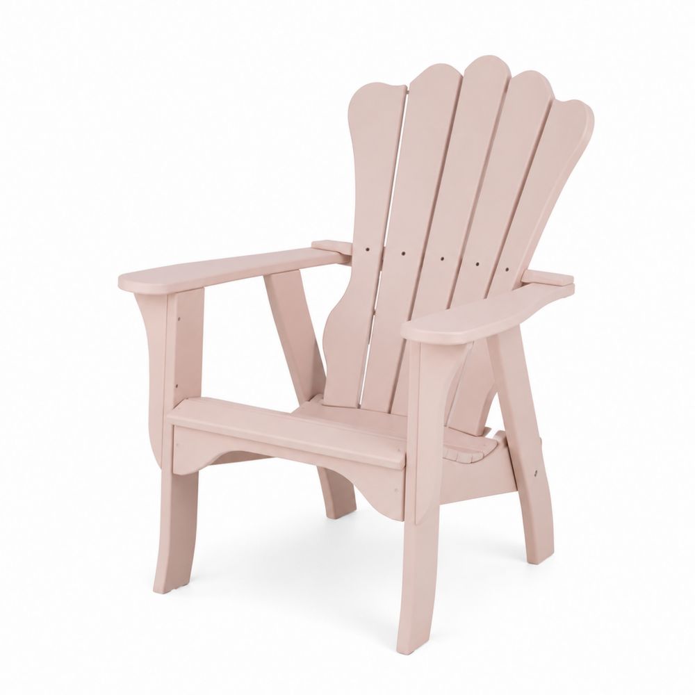 Chaise de Jardin en Plastique Polyéthylène Rose