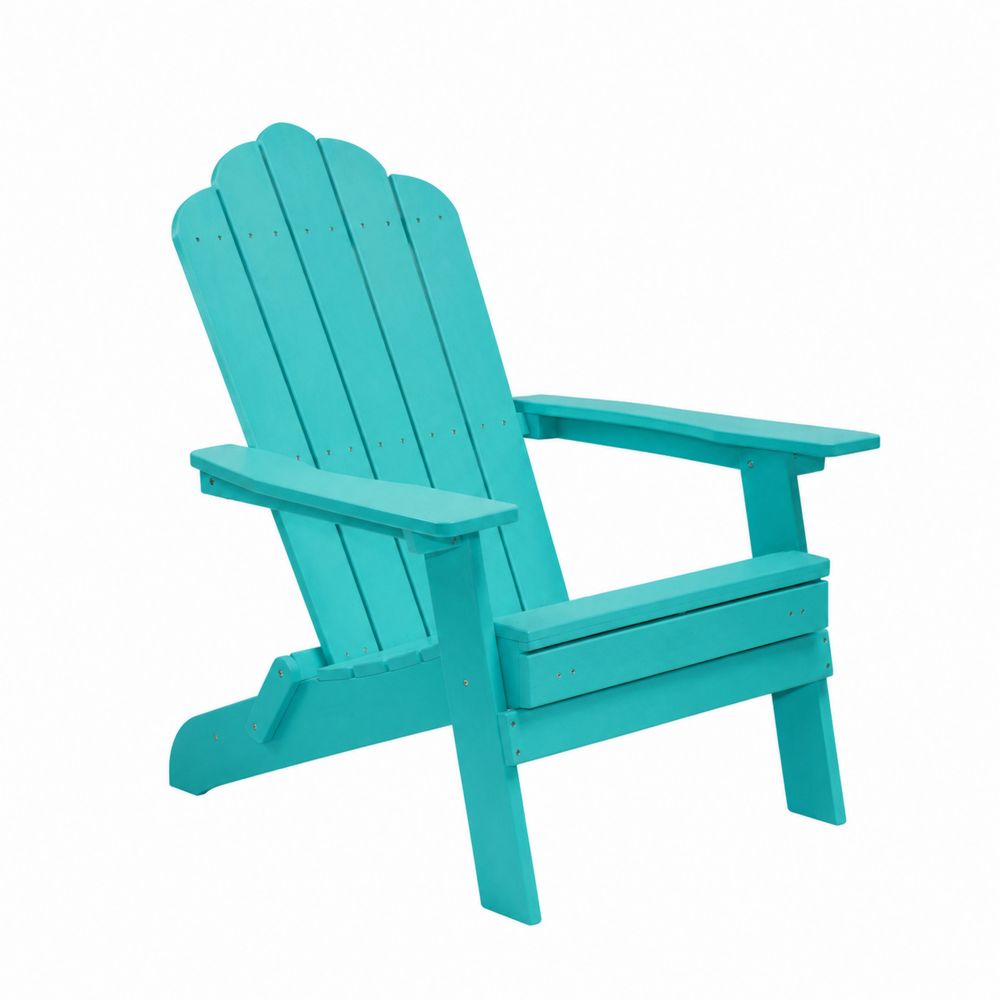 Chaise Adirondack Extérieure Bois Turquoise