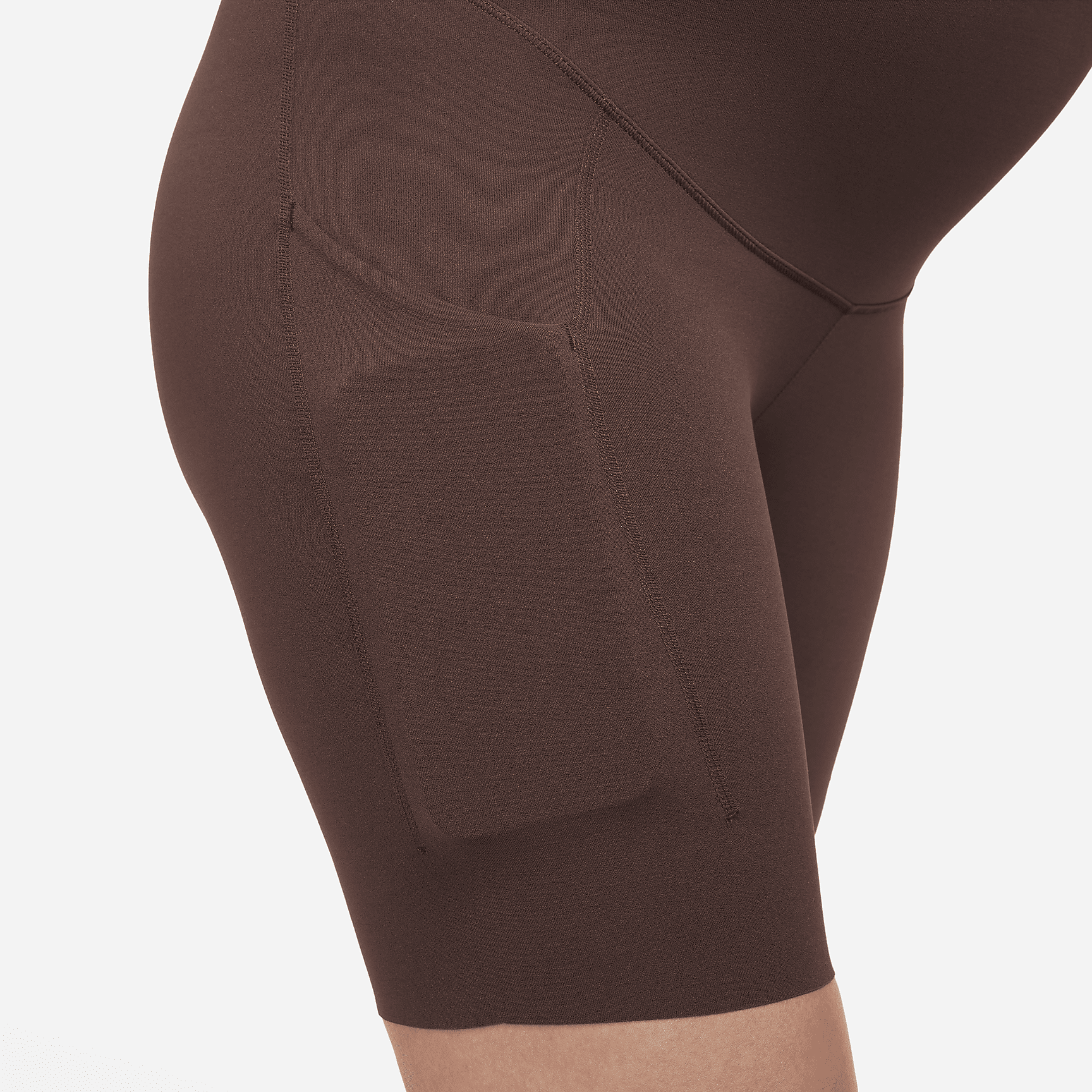 (M) - Women's Gentle-Support High-Waisted 8" Biker Shorts with Pockets (Maternity)