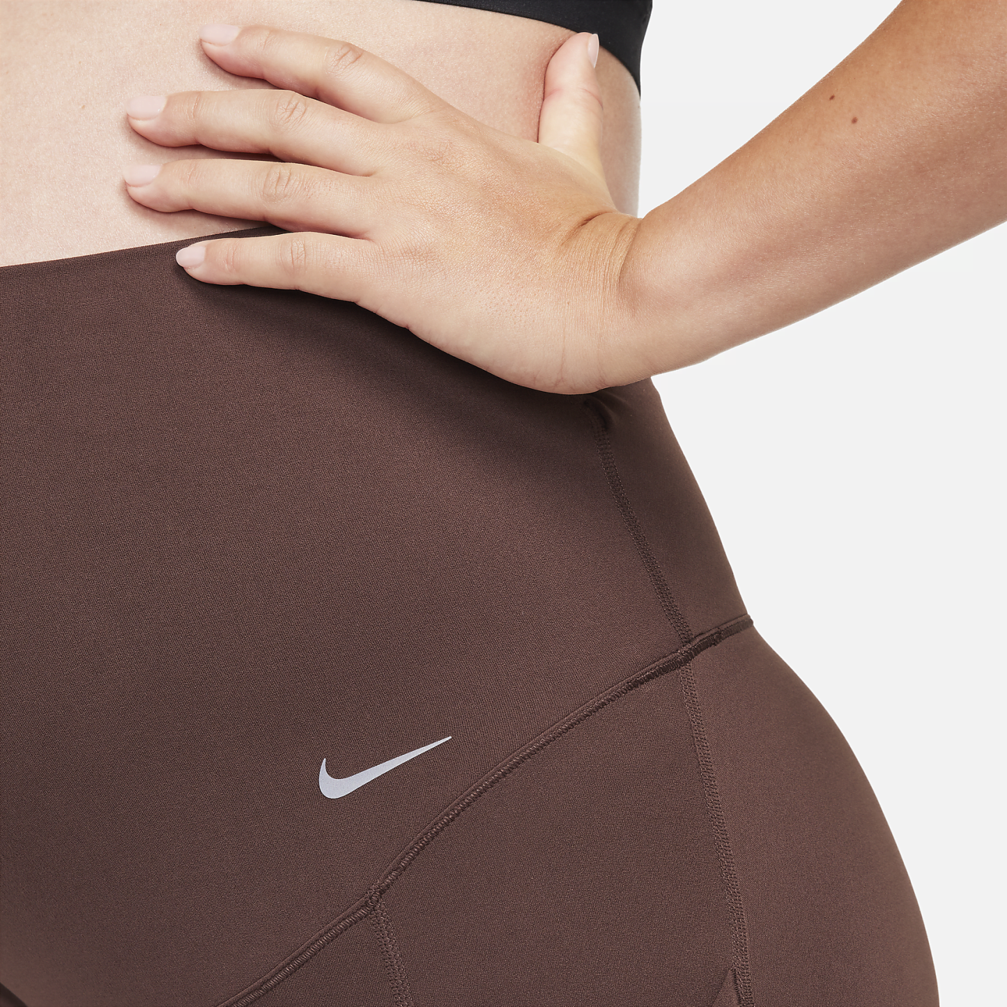 (M) - Women's Gentle-Support High-Waisted 8" Biker Shorts with Pockets (Maternity)