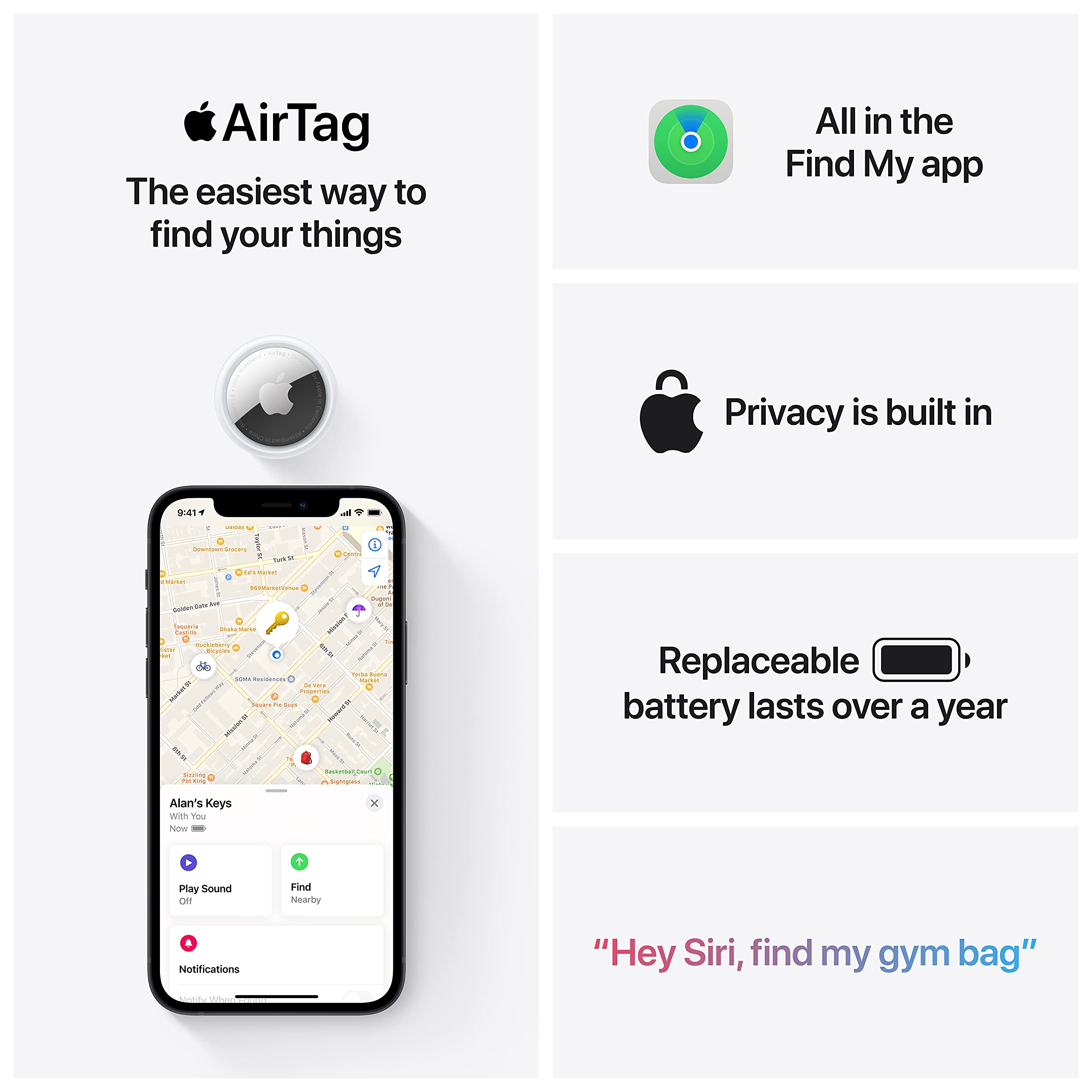 AirTag 4 Pack