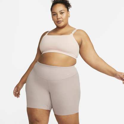 Zenvy - Women's Gentle-Support High-Waisted 8" Biker Shorts (Plus Size)