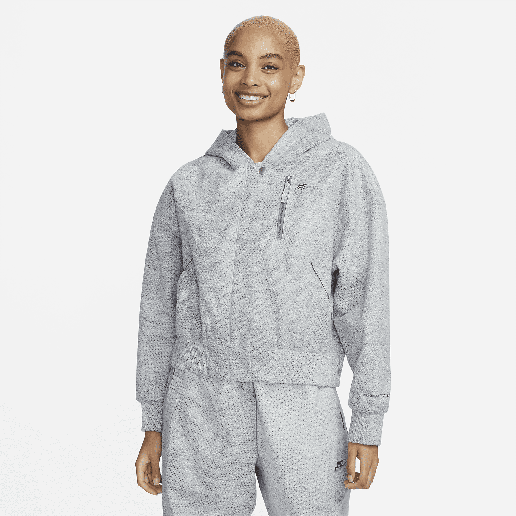 Forward Bomber Jacket - Women's Hooded Jacket