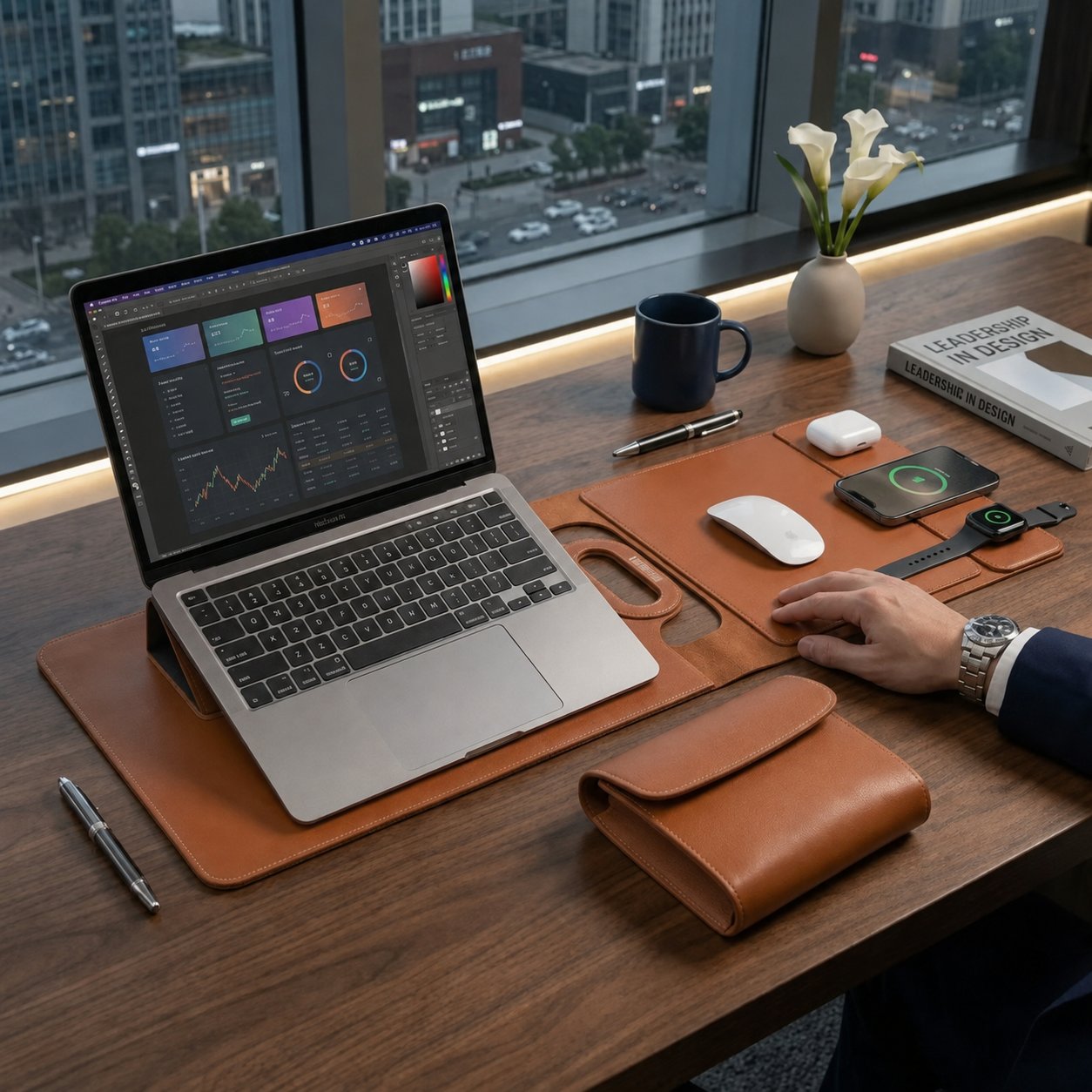 3-in-1 Wireless Charging Laptop Bag for Work, Travel and Everyday Carry