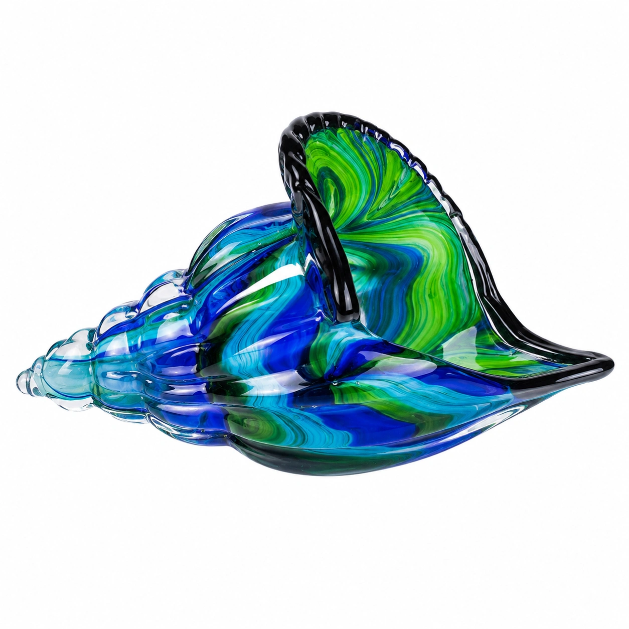 Caracola decorativa de vidrio-Furnmio