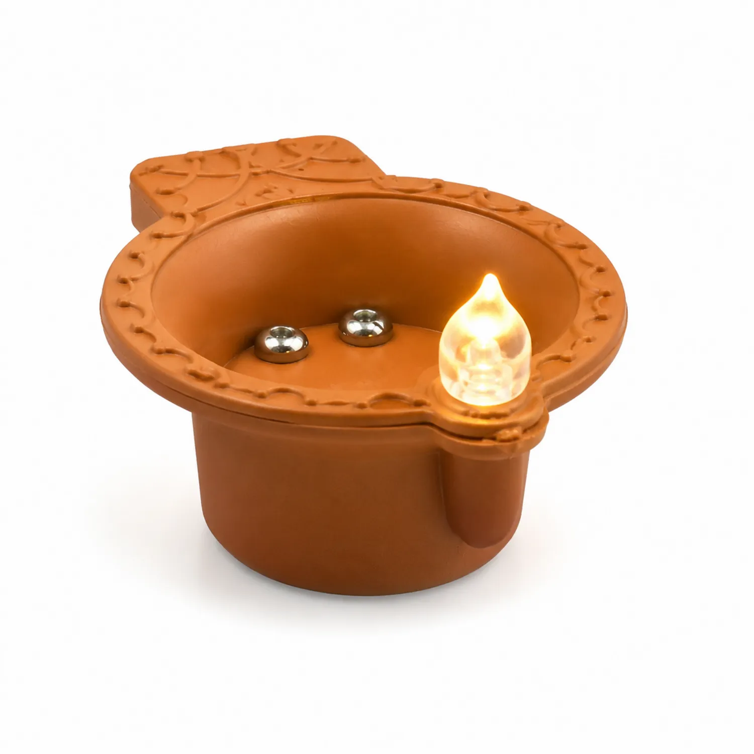 Lampada decorativa LED in stile classico con effetto fiamma