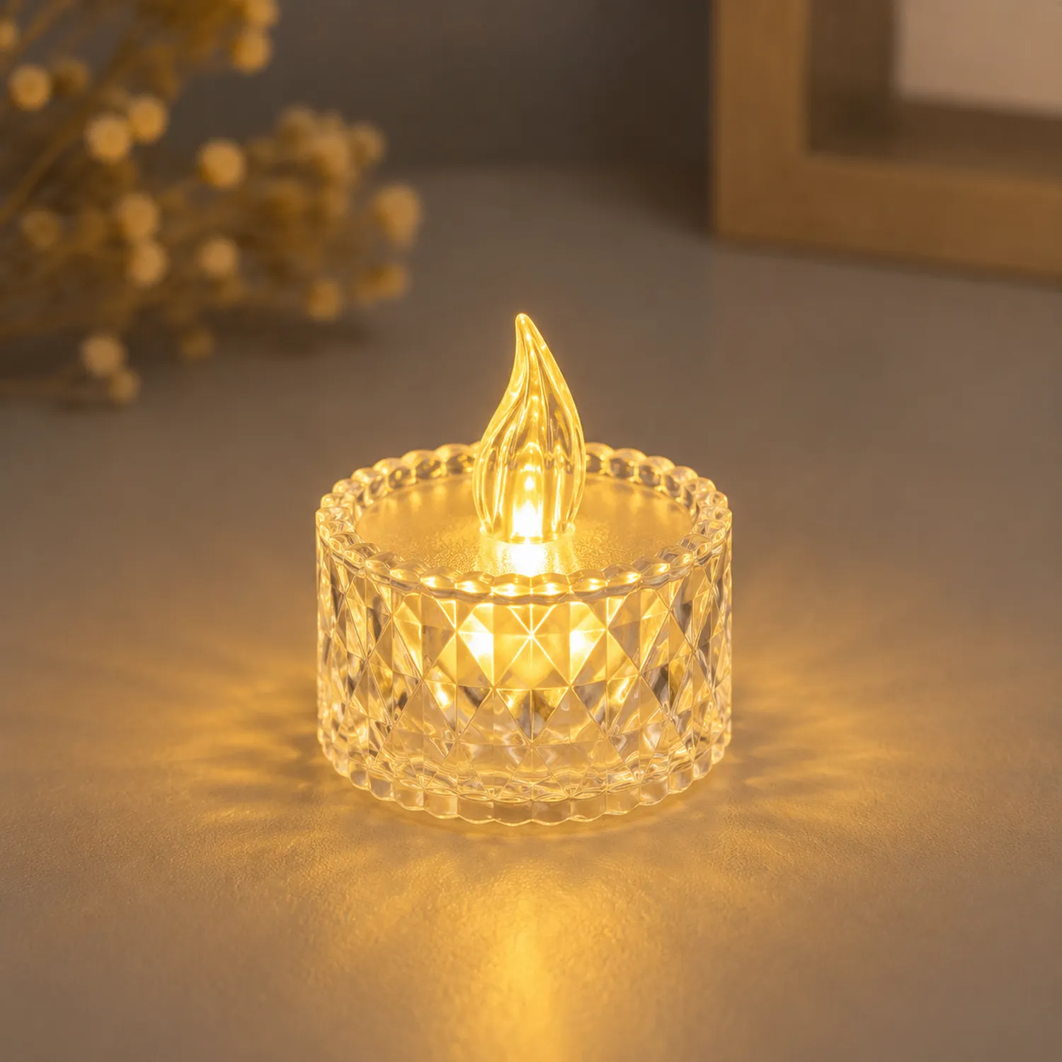 Lampada LED Decorativa Effetto Fiamma Luce Calda Trasparente