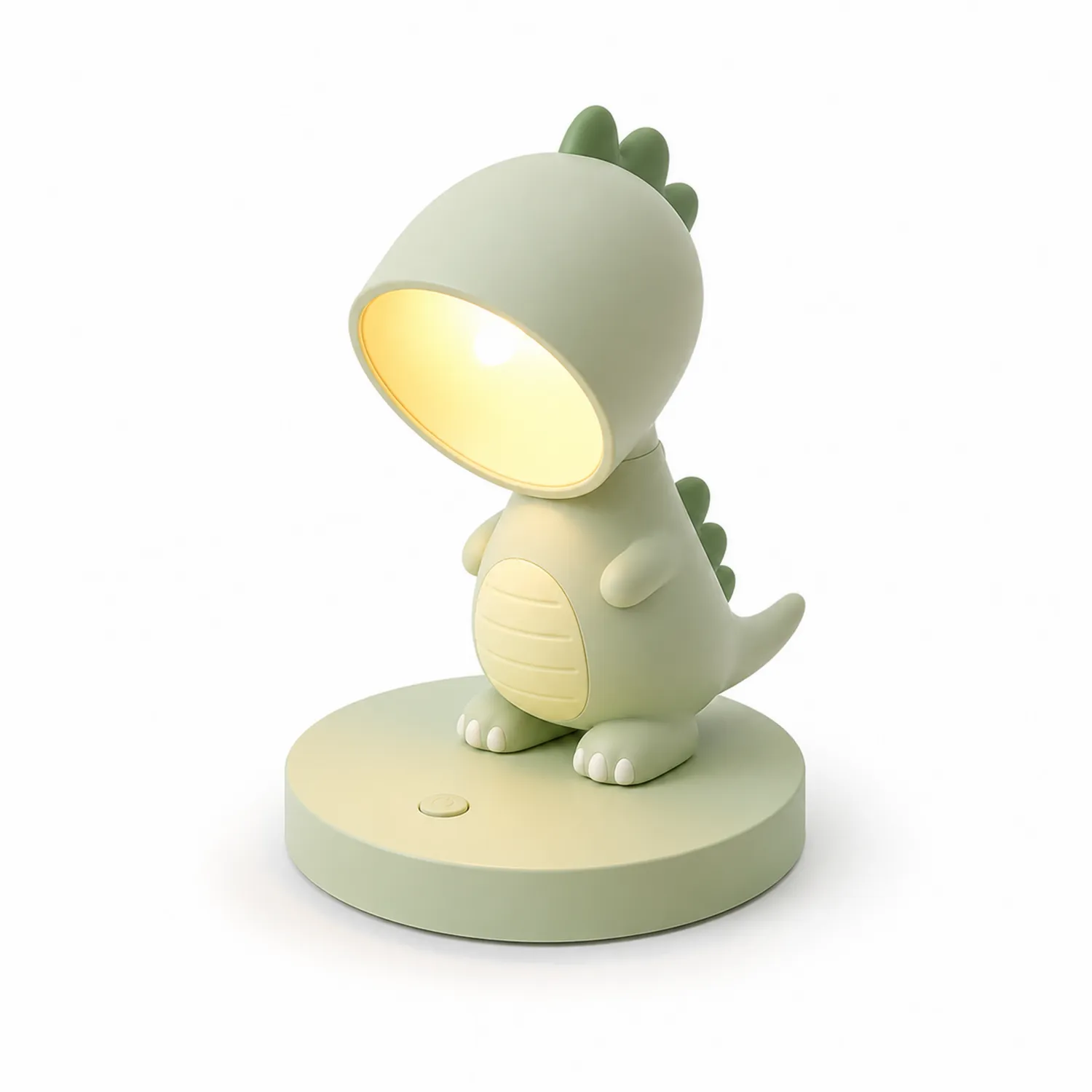 Lampada da Tavolo LED a Forma di Dinosauro Verde