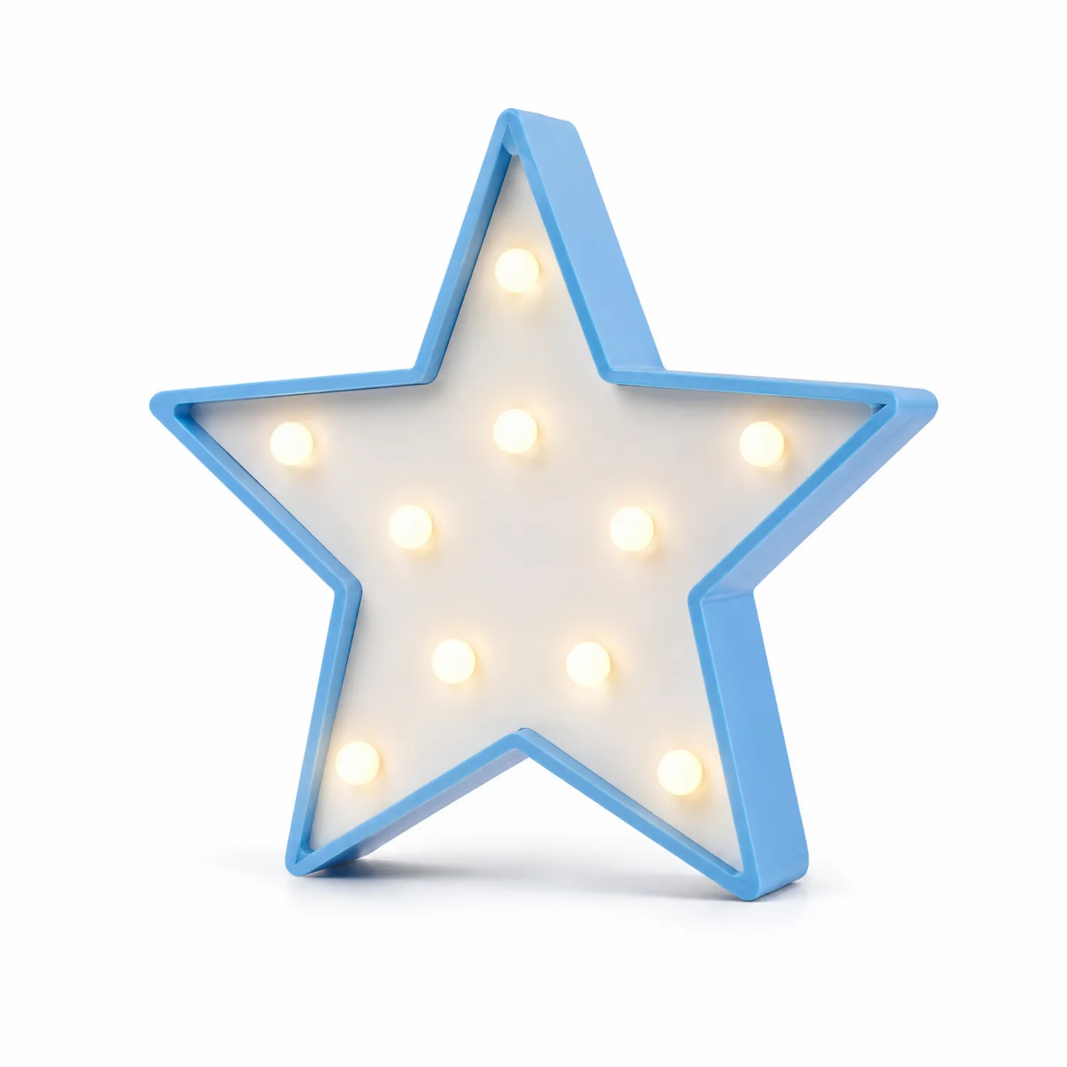 Lampada Notturna a LED a Forma di Stella Blu