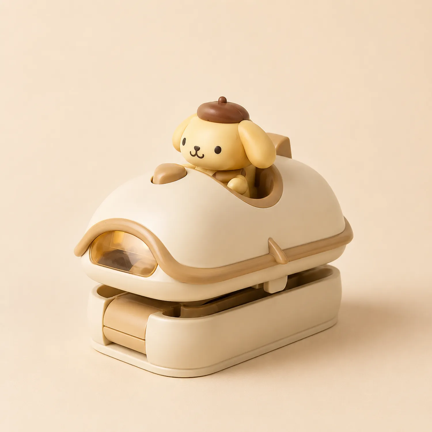 Lampada Notturna Decorativa per Bambini a Forma di Cane Giallo e Marrone