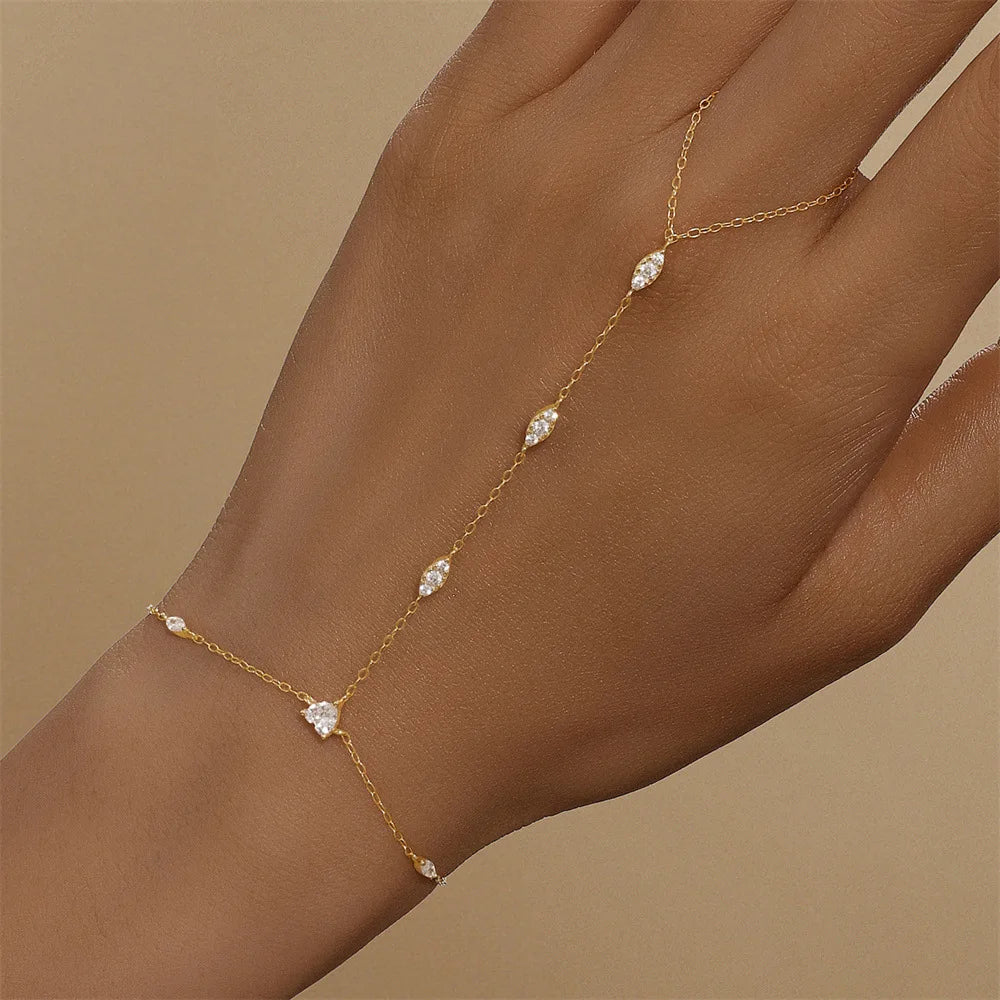 OEVAS 5A Zircon Bracelets for Women S925 Sterling Silver Lab diamonds Bracelets-losil