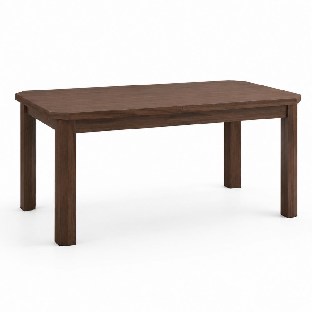 Table rectangulaire en bois noyer massif 180 cm-salonclarion