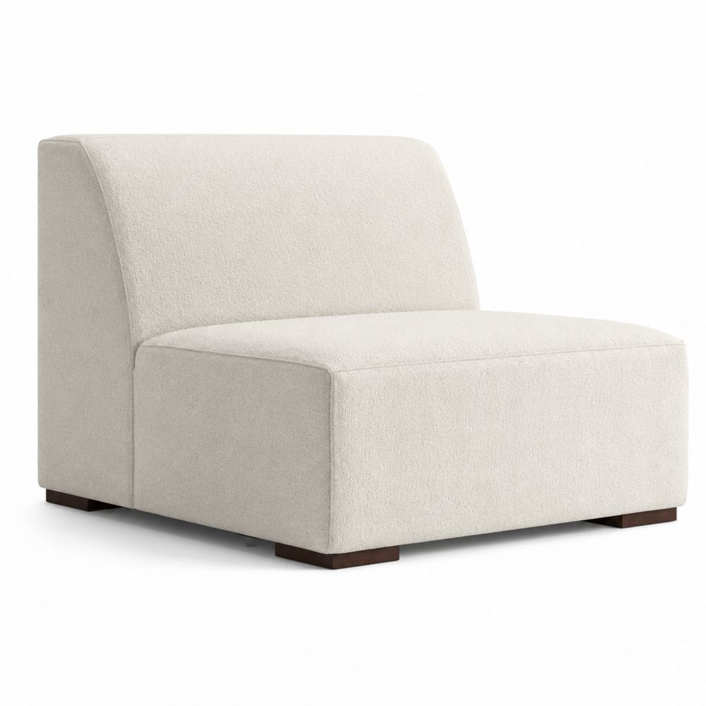 Fauteuil d'appoint en tissu polyester Beige-salonclarion