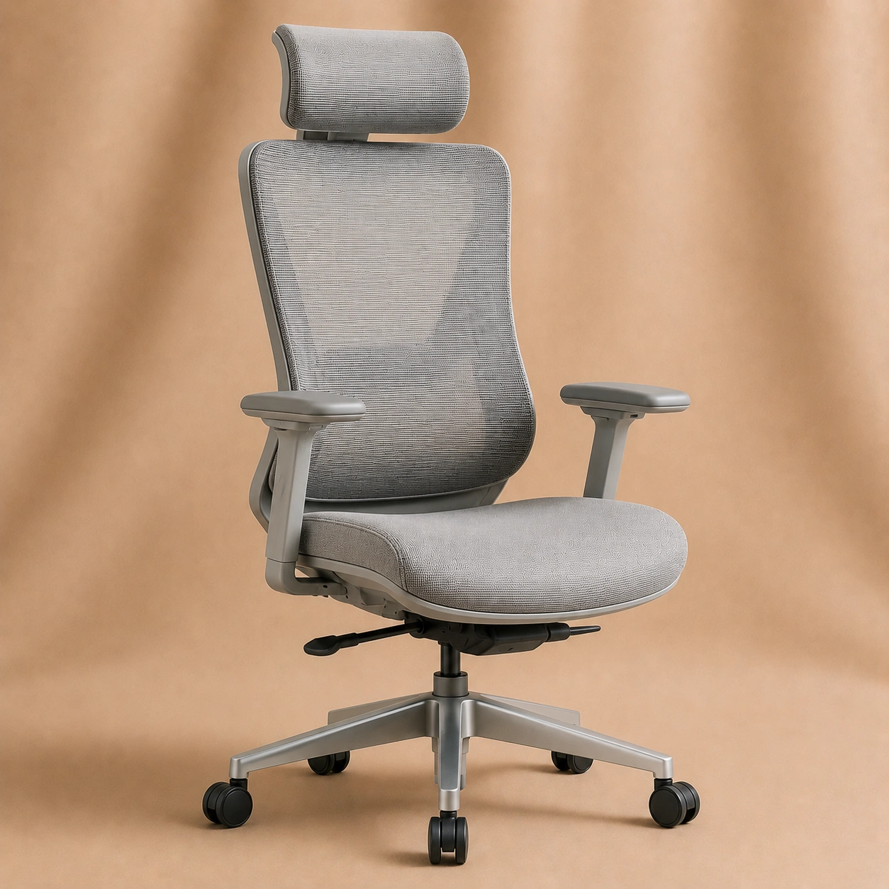 Silla Ergonómica Profesional Gris-Minimalora