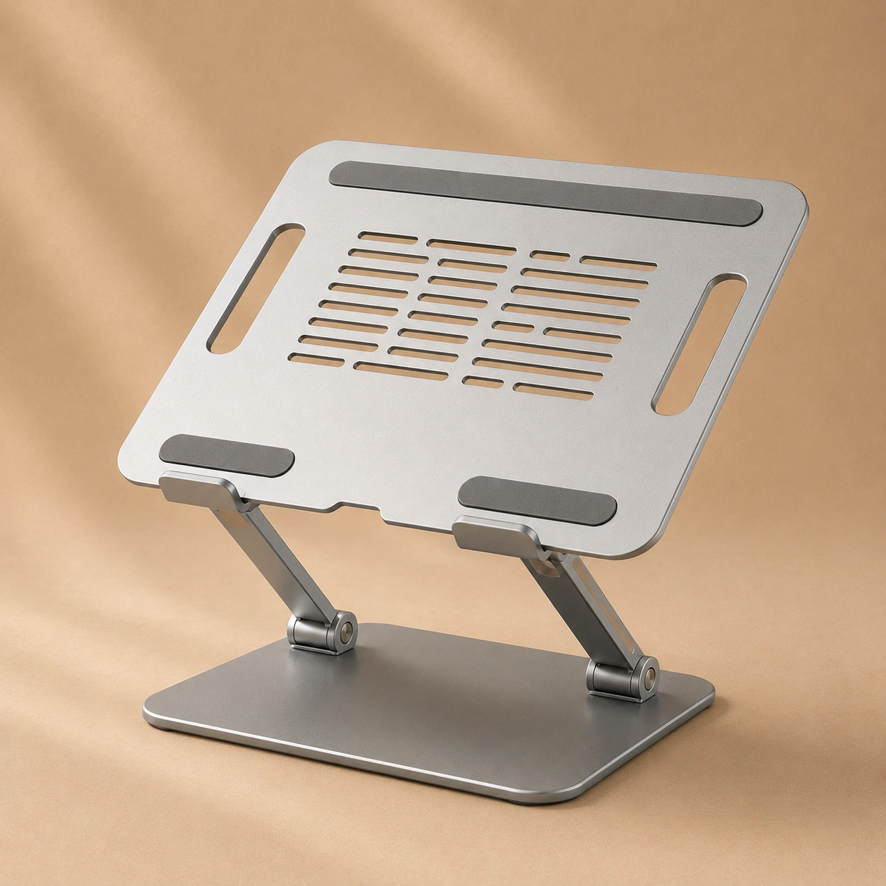 Soporte Ajustable para Portátil de Aluminio - Plata-Minimalora