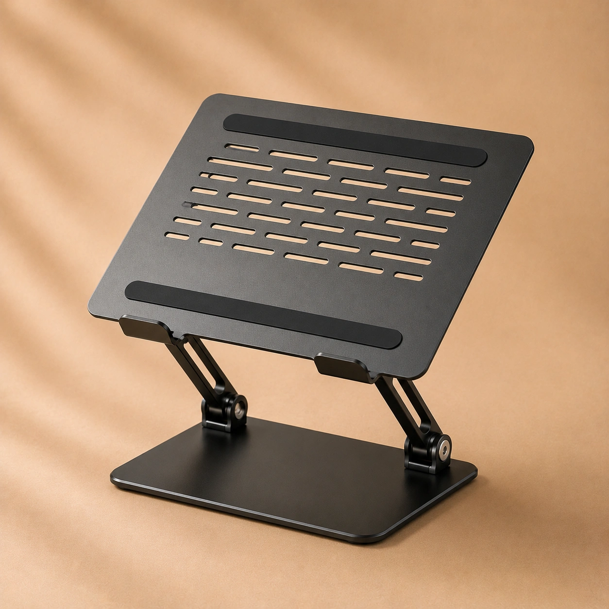 Soporte Ajustable para Portátil de Aluminio - Negro-Minimalora