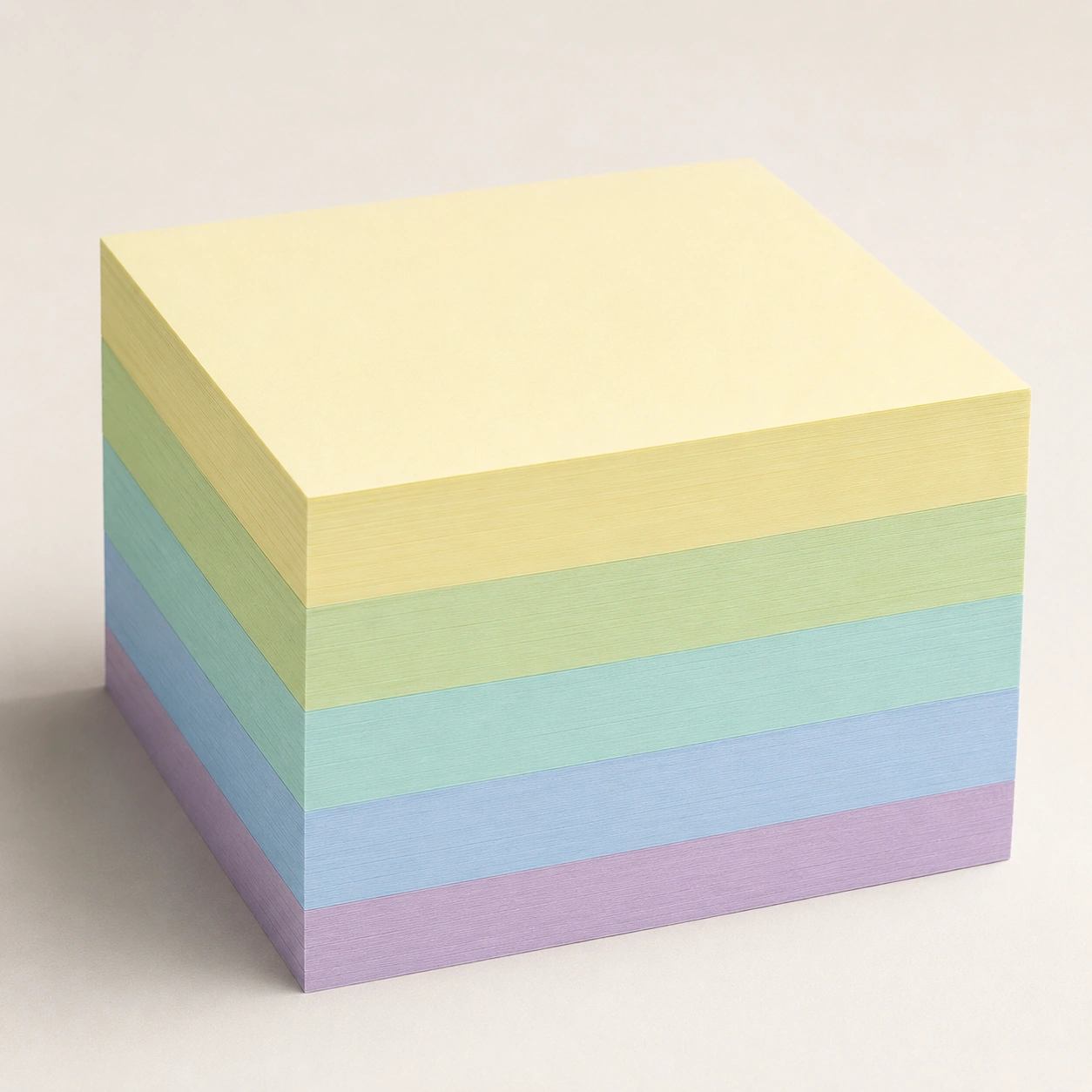 Bloc de Notas Adhesivas Pastel - Amarillo-Minimalora