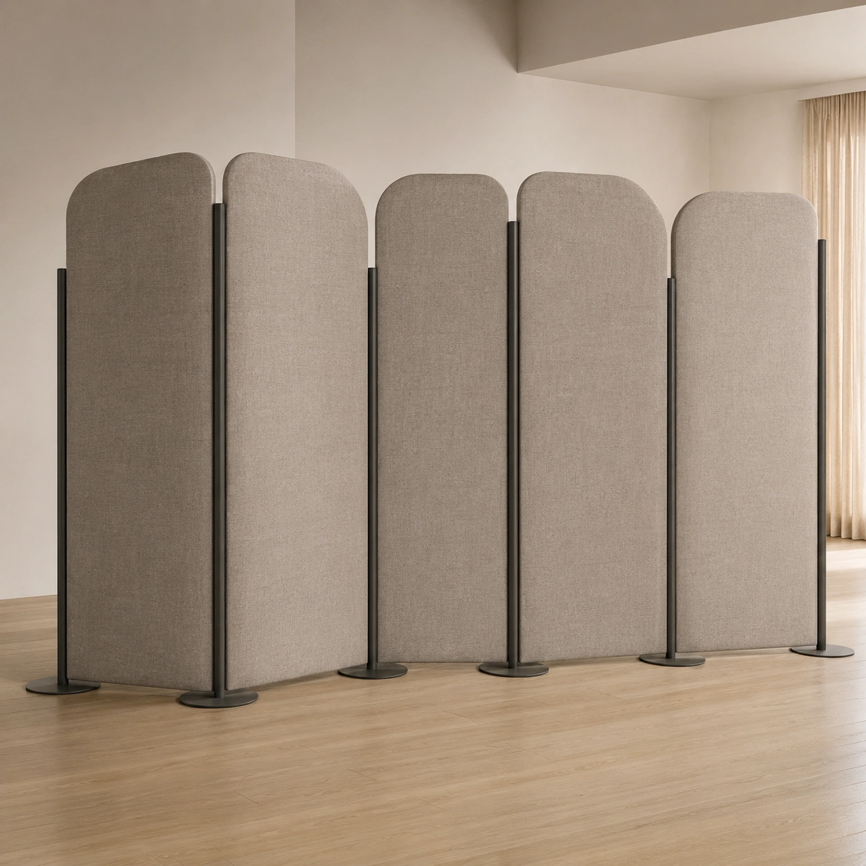 Separador de Ambientes Modular - Gris Claro-Minimalora