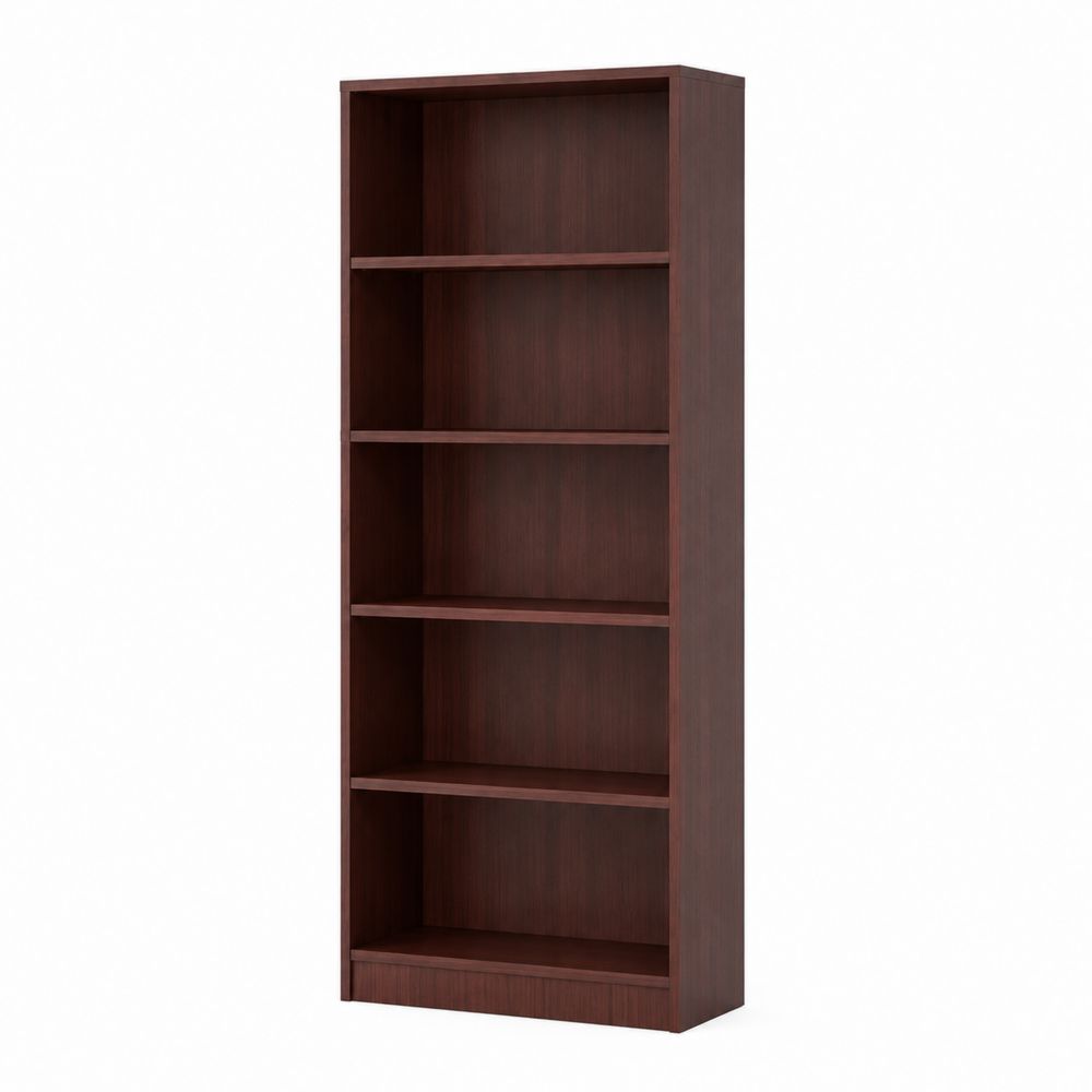 Bibliothèque en bois Marron foncé 180x80x30 cm-Novpitor