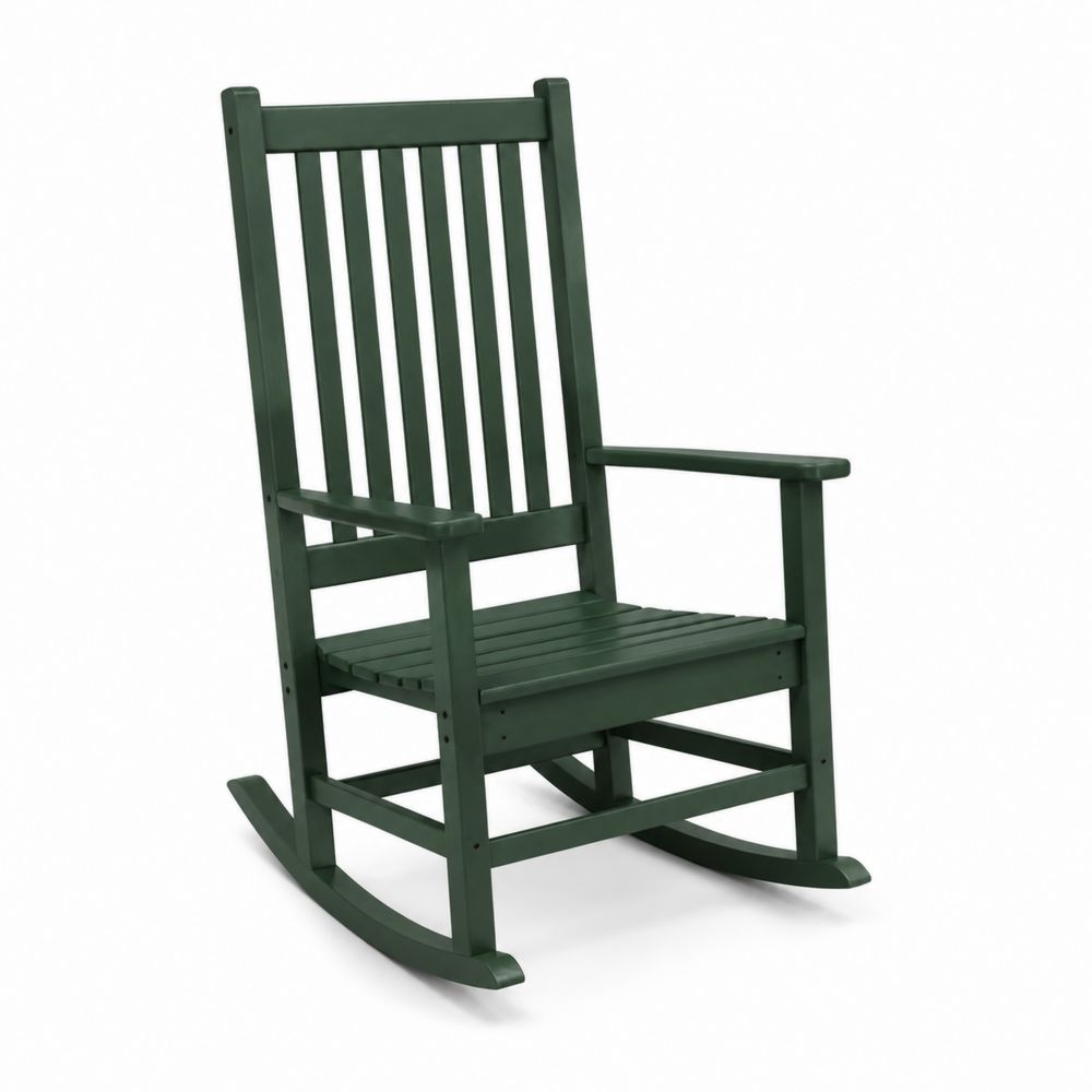 Chaise berçante en bois