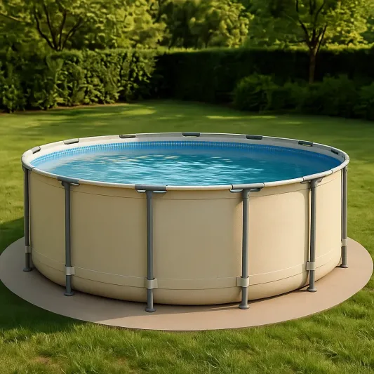 Runder Aufstellpool 366x122 cm Stahlrahmen PVC 10250L-haveltrix