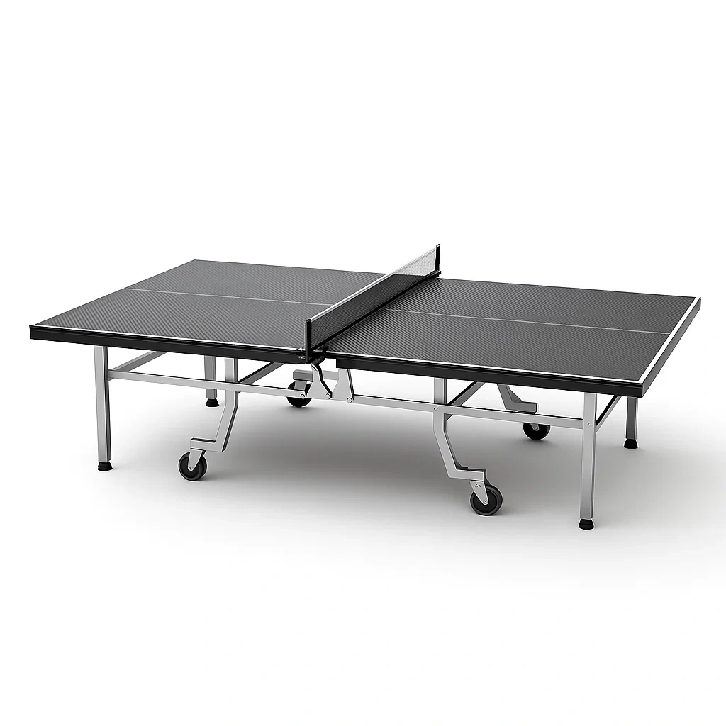 Klappbarer Tischtennistisch MDF Schwarz 274x152,5x76cm-furnovetra