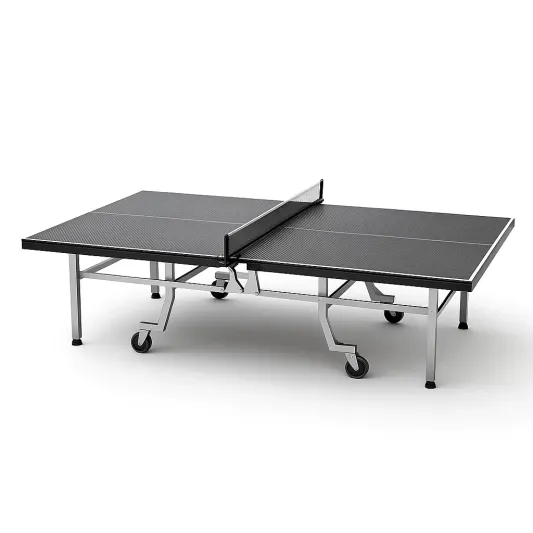 Klappbarer Tischtennistisch MDF Schwarz 274x152,5x76cm-furnovetra