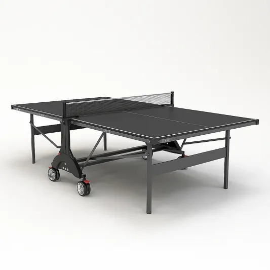 Tischtennisplatte Klappbar Stahl MDF Schwarz 274x152.5x76 cm-furnovetra