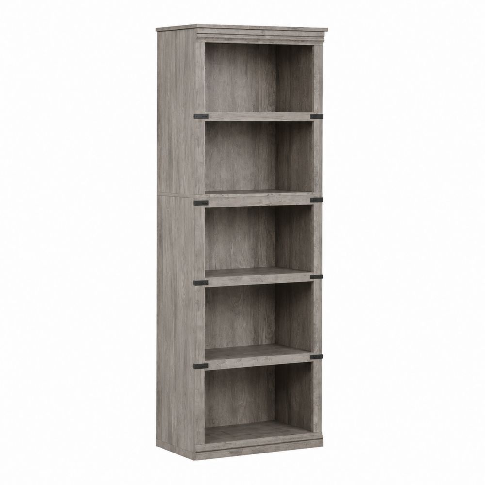Étagère en Bois Composite Gris 180x60x30 cm
