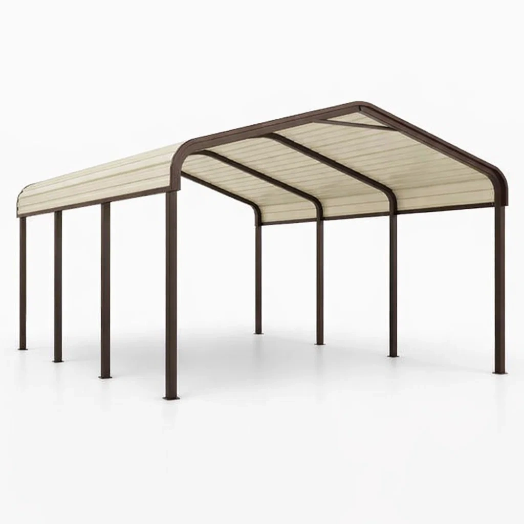 Carport aus Metall und Polycarbonat 500x300x240 cm-Homelito