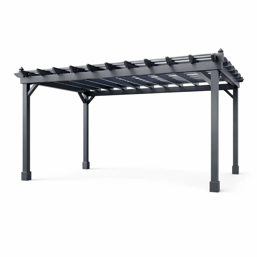 Pergola Aluminium 300 cm x 400 cm x 250 cm Anthrazit-Homelito