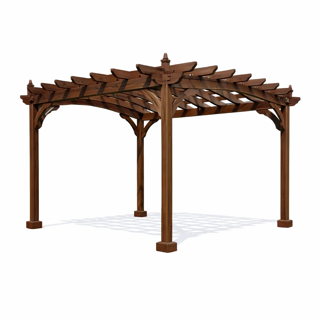 Holzpergola 300x300x250 cm Braun-Homelito