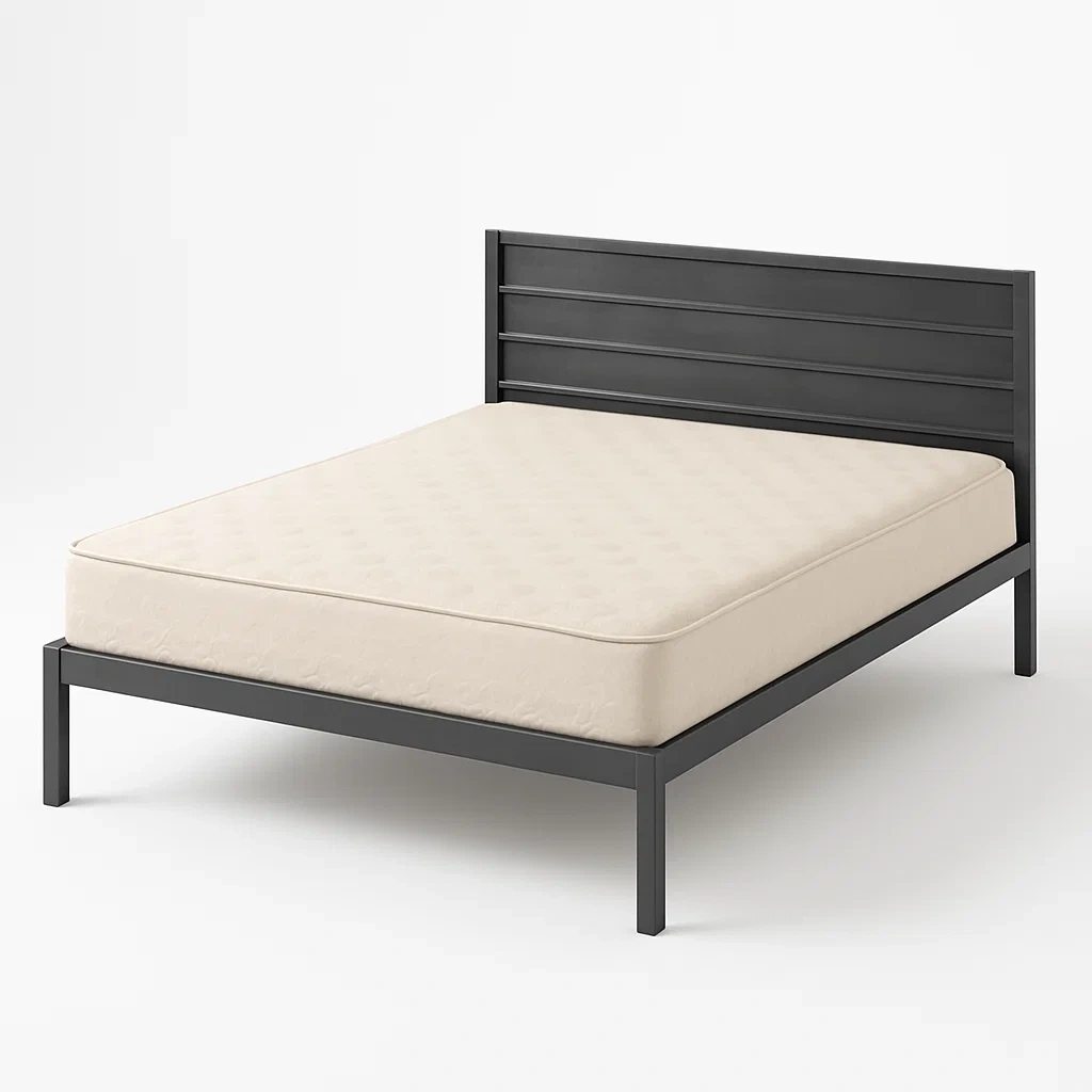 Bett mit Kopfteil,Doppelbett mit Kopfteil-HOMARONE