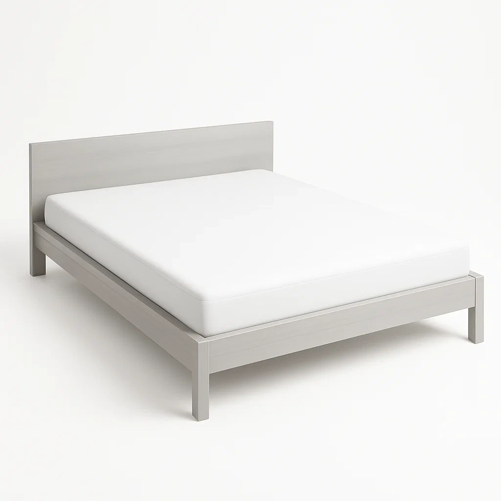 Bett mit Kopfteil,Doppelbett mit Kopfteil-HOMARONE